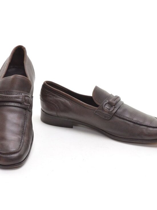 Men Salvatore Ferragamo Gancini Embossed Loafer 10.5 EE main image 7